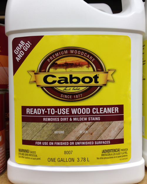 cabotWoodCleaner Johnsons Home & Garden Center