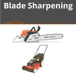 Sharpening for Saw Blades, Lawn Mower Blades, Chainsaws, and other blades