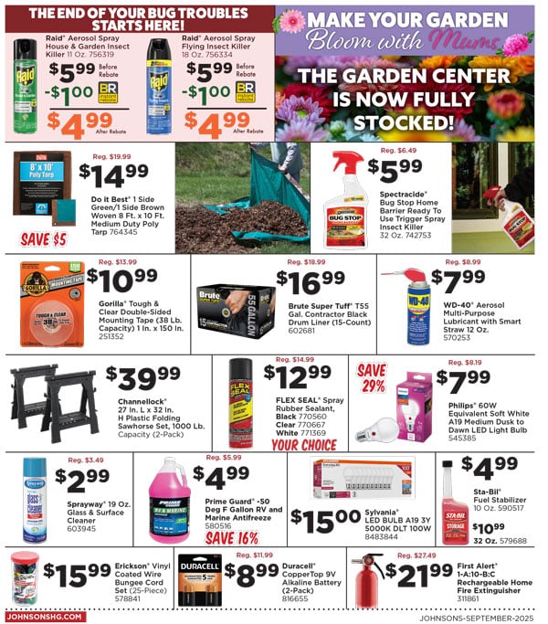 Johnsons August Hello September Saving Sale Flyer - page 2