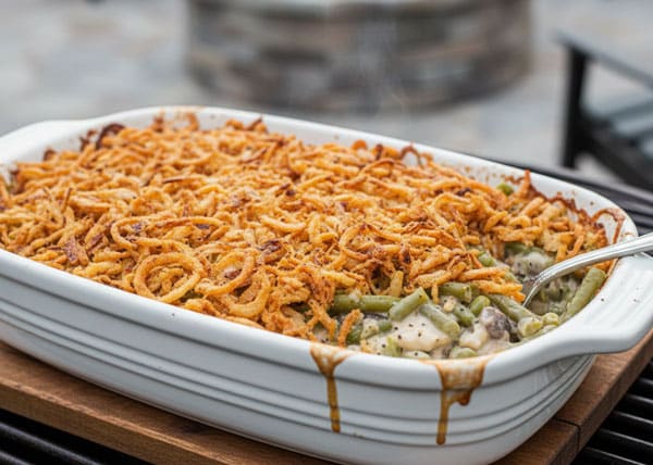 Recipe - Fire-kissed Green Bean Casserole