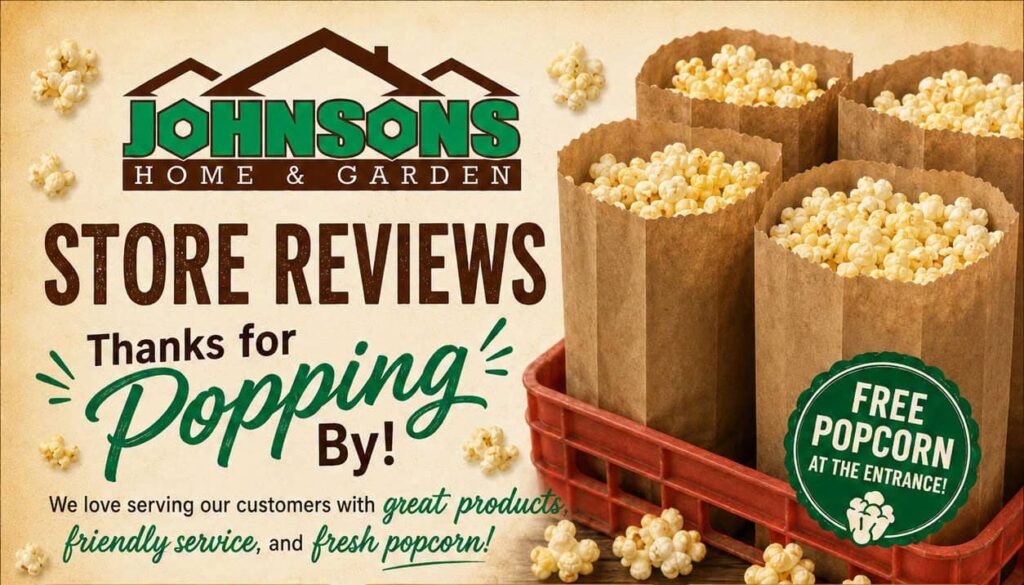 Free Popcorn when you enter the store.