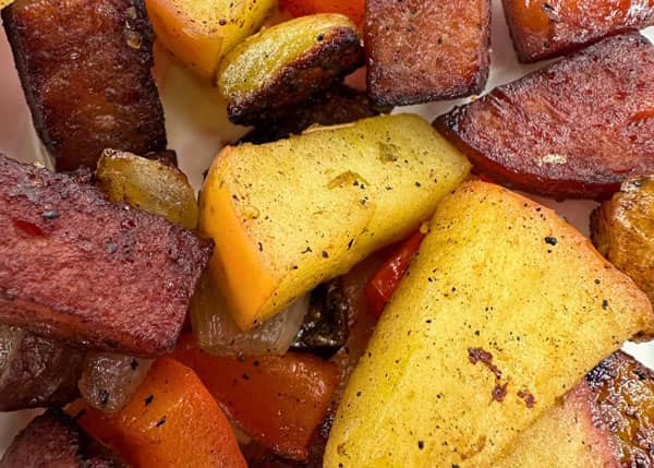 Johnsons Home & Garden Spam Apple Hash Recipe