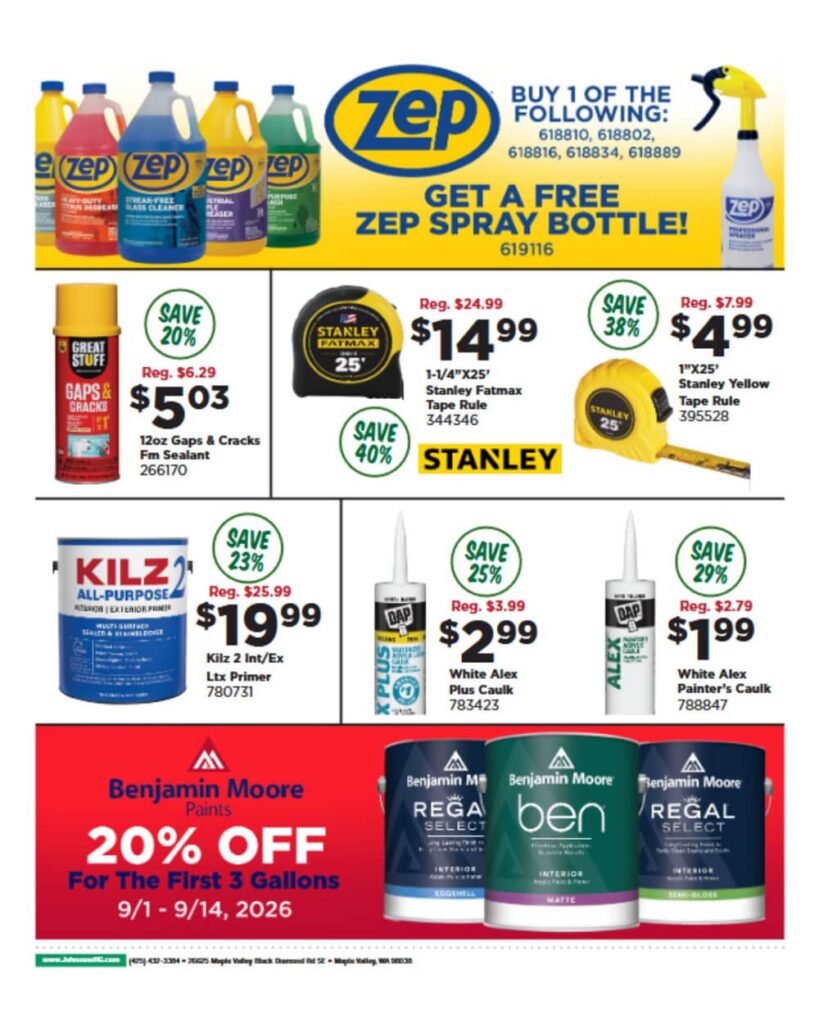 Johnsons Home & Garden Sales Flyer for September 2026 - Page 2